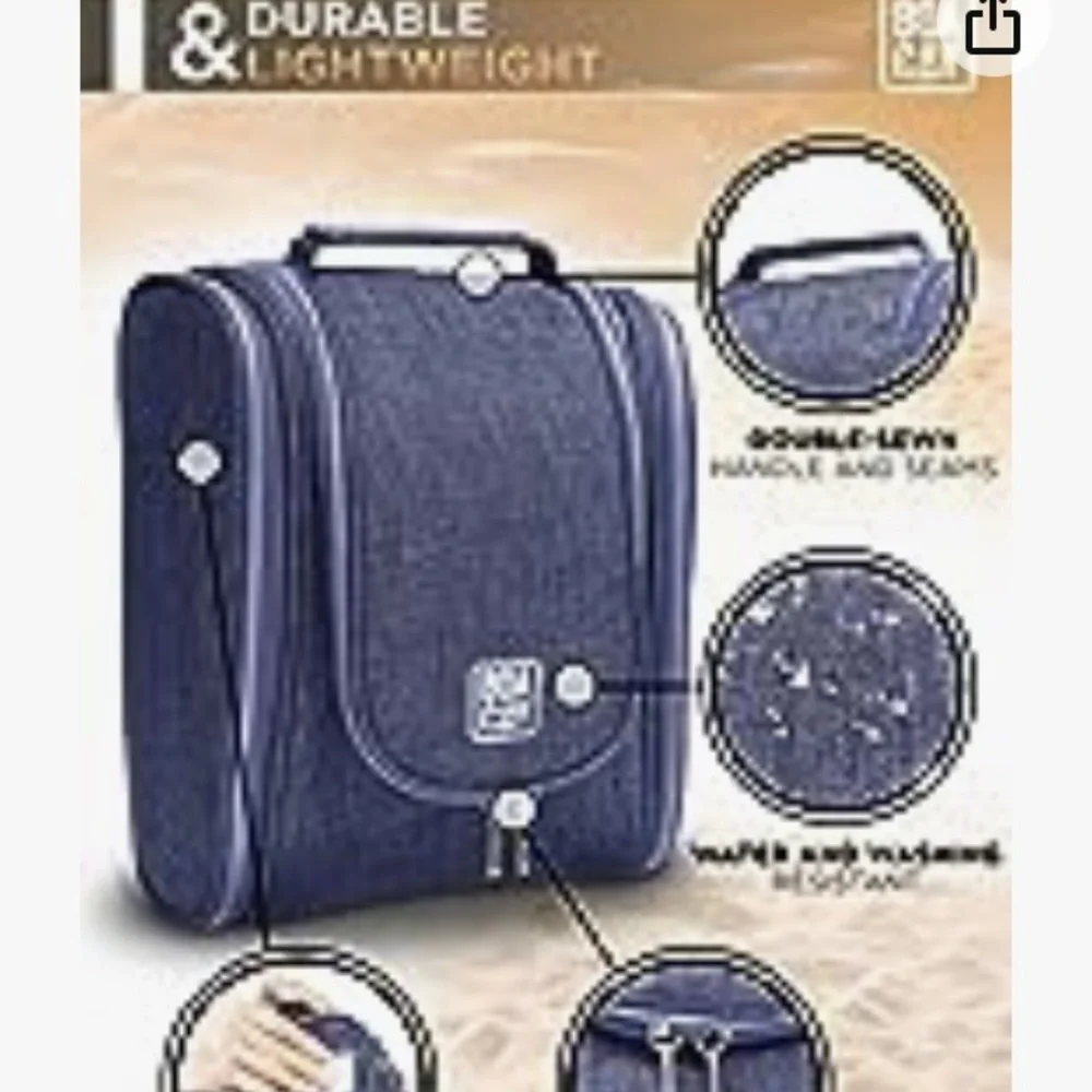 BOACAY TOILETRY ORGANIZER new in package travel dormlife gender neutral